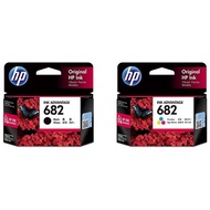 Original HP 682 Black Ink Cartridge / HP 682 Colour Ink Cartridge