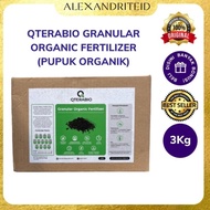 QTERABIO GRANULAR ORGANIC FERTILIZER PUPUK ORGANIK NPK 3Kg