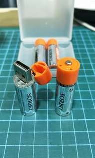sorbo碩而博USB充電電池 充電電池 3號電池 4號電池 USB充電電池 倍量鋰電池 18650