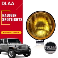 Truck/Lori Dual bulb Halogen Spotlight Sport Light 12V 55V 6inch Round COMET LA8020B H3 Fog Lamp Aks