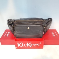 Kickers genuine leather men's pouch bag C87912-W