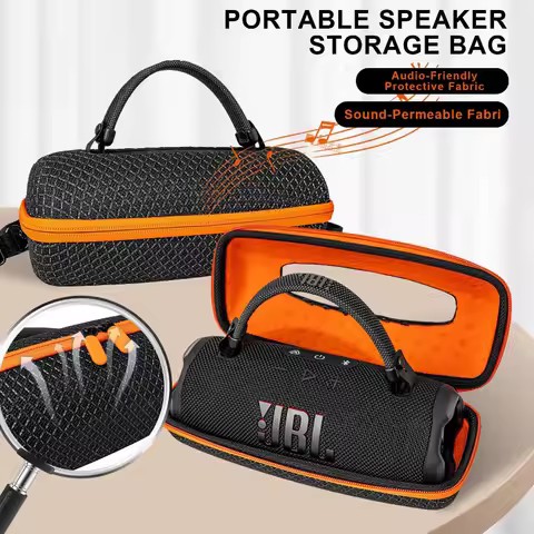 ZOPRORE Hard Outdoors Travel Case for JBL Charge 6 Speaker Transparent Case for JBL Charge6 Speaker 