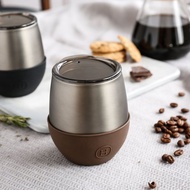 美國HYDY雙層隨行保溫杯 | 摩卡-鈦灰 240ml