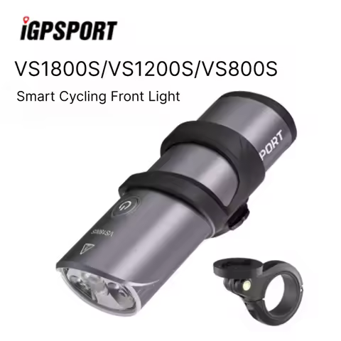 iGPSPORT VS1800S VS1200S VS800S Smart Cycling Front Light Headlamp with Bike Computer Sync Speed-Ada