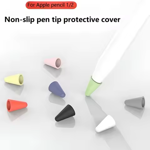8pcs Soft Silicone Nib Cover For Apple Pencil 1 2 Tip Case Sleeve For Apple Pencil 1st 2nd Gen Touch