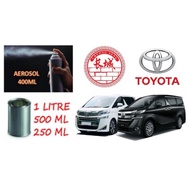 TOYOTA VELLFIRE 2K (070) CRYSTAL WHITE (BASE/CRYSTAL)/ 2K SOLID SUPER BLACK (202) PAINT