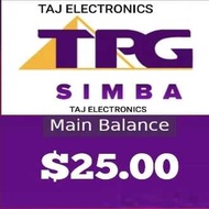 TPG / Simba Prepaid Wallet Top-Up – Multiple Denominations from $2 to $25