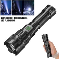 充電變焦強光手電筒 含電池 1x 18650