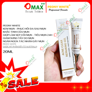 KEM MỤN PEONY WHITE - ACNE CLEAR REPAIRING CREAM - NGỪA MỤN - GIẢM THÂM SAU MỤN - GIẢM CÁC TÁC NHÂN