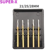 3Box Dental Polishing Bur Drills 21mm/25mm/28mm Endodontic Burs FG 1.6mm for High Speed Handpiece Tu