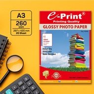 E-Print Glossy Photo Paper A3 260 gsm