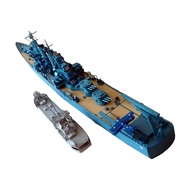 [mojotorw7] Navy Ship Models Naval Ship Building Toy Papercraft Toy for Kids Adults Paper