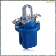 10Pcs LED Bulb Meter Dash B8-5D T5 Lamp with Holder Blue Tuning Auto Car Light