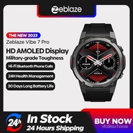 [2023 World Premiere]Zeblaze Vibe 7 Pro Smart Watch 1.43'' AMOLED Display Hi-Fi Bluetooth one Calls Military-grade Tough