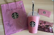 Black Pink + Starbucks飲品膠杯 全set（台灣限定）