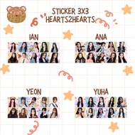 Contents: 50 pcs 3x3 HEARTS2HEARTS stickers