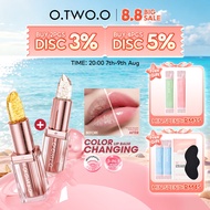 O.TWO.O Haute Gold Foil Thermochromic Lipstick/Lip Balm/Balsem Bibir Long-lasting Color 0 Add Alcoho
