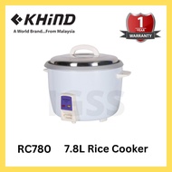 KHIND 7.8L Rice Cooker RC780