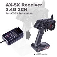 AUSTAR AX-5S Transmitter Accessories 2.4G 3CH Receiver For AX-5S Transmitter Q65 MN90 1/10 1/8 Crawl