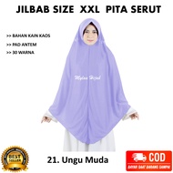 XXL SERUT 01 DEWASA MYLAA HIJAB JILBAB BERGO KERUDUNG krudung Instan Kerudung khimar Bahan Kaos untu