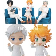 Anime The Promised Neverland Emma Norman Ray Sofa Ver. Nendoroid #1092 #1505 PVC Action Figure Colle