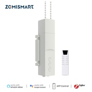 Zemismart Zigbee Smart Roller Shade Driver Electric Blinds Motor Power By Battery Works with Tuya Go