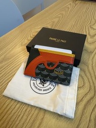 Faure Le Page Gangsta 4 Card Holder Fire Green Goyard