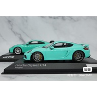[Ready Stock] Mini Cut 1/43 Porsche cayman gt4 Mint Green One Original Pack Flawless, Pay on Deliver