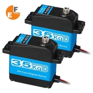 2 Pack RC Servo 35KG Steering Servo 7.4V Digital Motor Gear