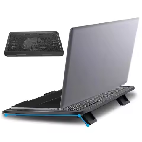 Laptop Universal Strong Winds Mute Cooling Base Tablets Laptop Cooling Pad 14 Inch Large Fan Radiato