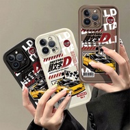 Racing JDM Initial D RX7 Drift Cool Anime Car Cover For VIVO S1 Pro S1 VIVO Y16 Y19 Y02s Y15s Y17s Y