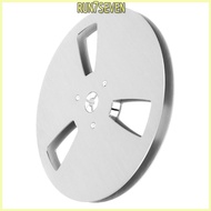 RUN Studio Grade Aluminum Reels For 1 4 Inches Tape Recorders 7 Inches 3 Wind Resistant Holes