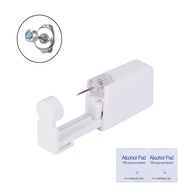 ZS ชุดอุปกรณ์เจาะหูรูปดอกไม้1ชิ้นเครื่องมือเจาะหูแบบใช้แล้วทิ้งเครื่องประดับเจาะหูแบบคริสตัล