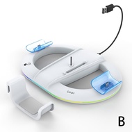 Đế tản nhiệt thẳng đứng với đèn RGB cho ps5 & ps5 Slim / Pro giao diện điều khiển chống trượt khung