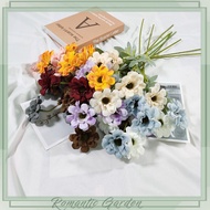 6 Heads Zinnia Artificial Flower | Zinnia Bunga Hiasan Daisy | Wedding Decor | Home Decoration