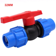 20mm 32mm 25mm In-Line Pipe Water Pipe Ball Valve Stop Tap Valve Quick Connect Faucet