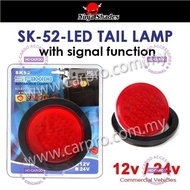 AKSESORI LORI LAMPU KELIP-KELIP MERAH BULAT LAMPU EMERGENCY 12V DENGAN FLASHING LAMP