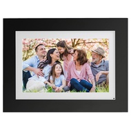 Brookstone PhotoShare Smart Digital Picture Frame, WiFi, HD, Family Photo Album Slideshow, Tabletop 