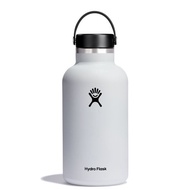 [Online Sports] HYDRO FLASK 64oz Wide Mouth Vacuum Insulated Cylinder Classic White 1.9L HFW64BTS110