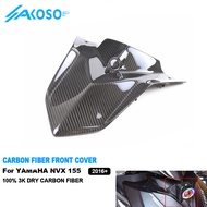 AKOSO NVX155 Motorcycle Carbon Fiber Accessories Front Headlight Fairing Cover For Yamaha NVX155 201