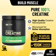 Optimum Nutrition, Micronized Creatine Powder, Build Muscle, Workout Support, Unflavored, 300g 60ser