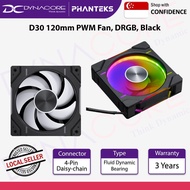 Phanteks D30 120mm PWM Fan, DRGB, Black