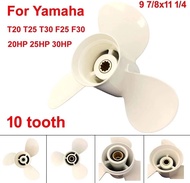 Winibo Boat Propeller for Yamaha Outboard Motor 20hp 25hp 30hp/ Outboard 9 7/8x11 1/4 Propeller for 