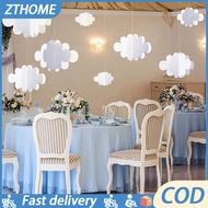 （COD） 16Pcs 3D Cloud Decorations White Hanging Clouds For Ceiling Cloud Party Decorations Cloud Orna