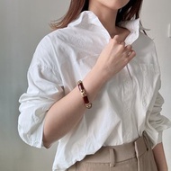 中古正品 Loewe 羅易威 皮革金屬手鍊 男女適用 西班牙製 禮物
