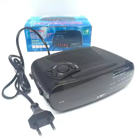 C5 Table Clock Digital Table Clock Controlled Radio Alarm with AM and FM Channels Radio LED Alarm Cl