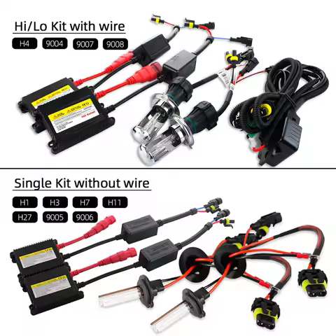H1 H3 H7 led Xenon Headlight bulb Slim Ballast kit HID Xenon 55W 65W 12V H11 h7 xenon hid kit 4300k 