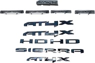 Kit 2500HD 3500HD Sierra HD AT4X Emblem 3D Badges Letter Nameplate Replacement for 2024-2026 GMC Sie