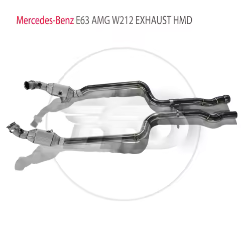 HMD Exhaust High Flow Downpipe for Mercedes Benz AMG E63 E63S CLS63 CLS63S Car Accessories With Cata