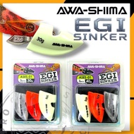 AWASHIMA EGI SINKER 30g 40g 3pcs SQUID JIG SINKER batu candat sotong ASES-01